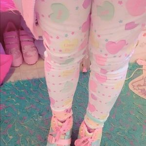 KawaiiGoods Conversation Hearts Leggings 5XL